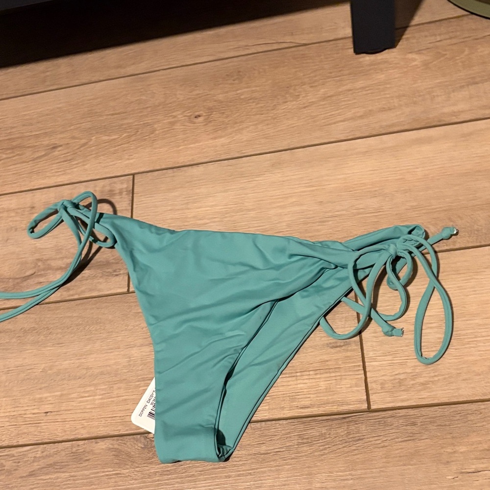 Dippin' Daisy's Teal Bikini Bottom with Side Ties